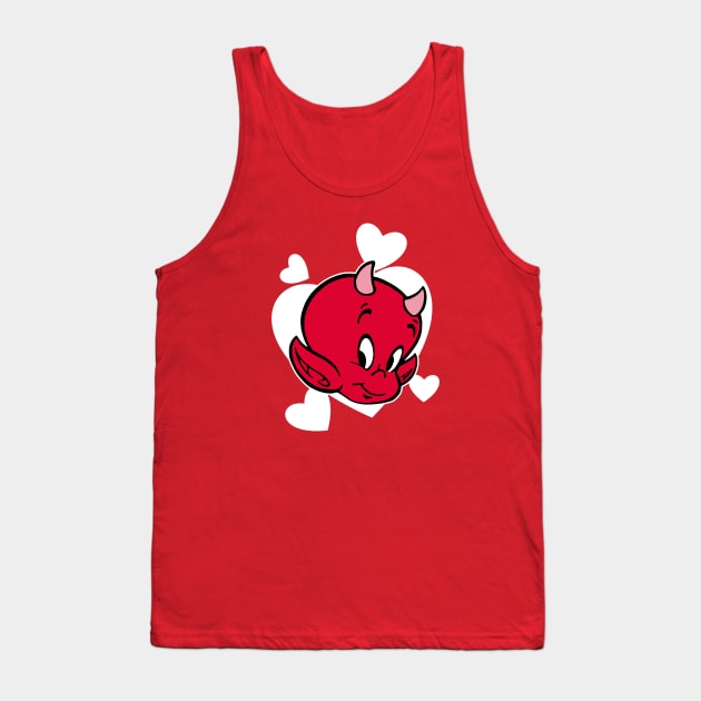 HOT STUFF - Hearts Tank Top by ROBZILLA